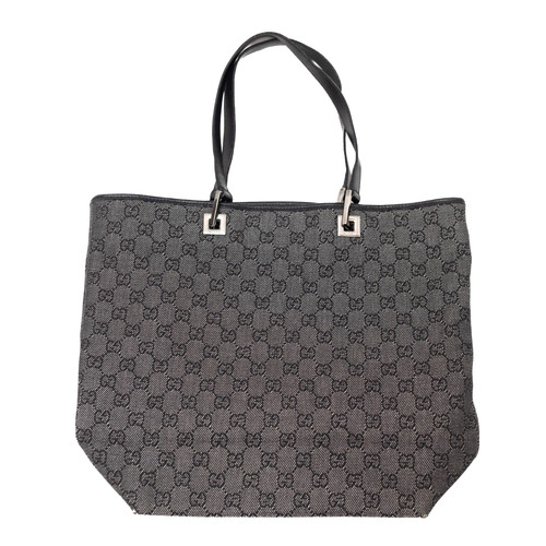 Gucci tote bag tela - gg, nera