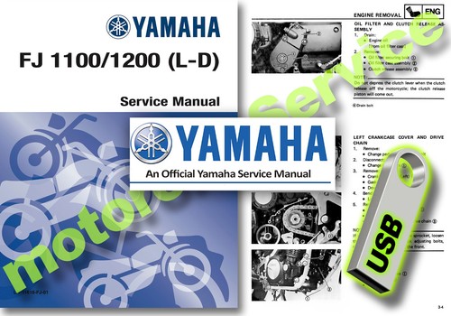 Yamaha fj1100 fj1200 manuale - yamaha,